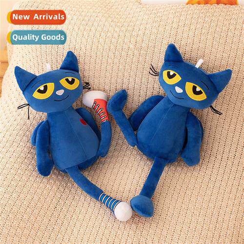 Classic childrens picture book Pete  cat plush toy doll cute