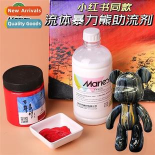 500ml large bottle Acrylic violent fluid diy mixing