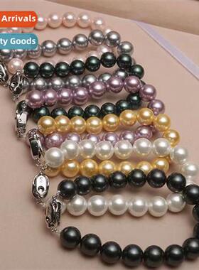 Plus locking clasp south sea shell pearl strings female colo