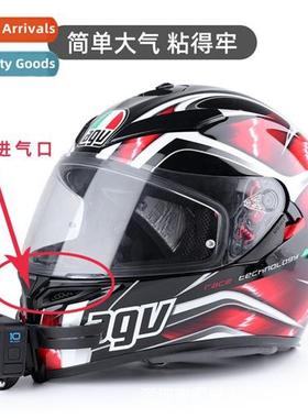 New motorcycle helmet chinstrap J-shape base paste riding br