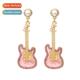 instrument musical inlaid pearl earrings creative guar fashi