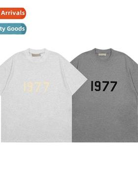 fog SS22 Repeat Line ESSENTIALS Flocked 1977 Round Neck Shor