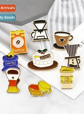 Brooch retro Europe and  Uned States old-fashied cfee cup po