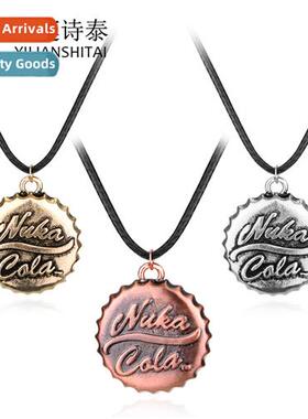 Pip Boy Nuka Cola FALLOUT Fallout 4 Necklace Coke Bottle Cap