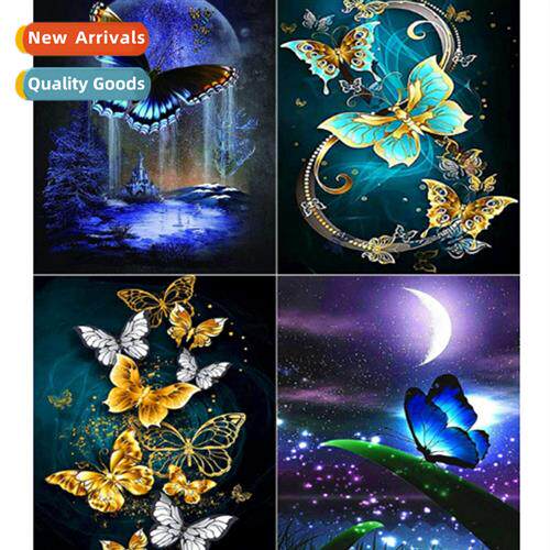 Diamd painting new DIY dream butterfly full  round diamd hma