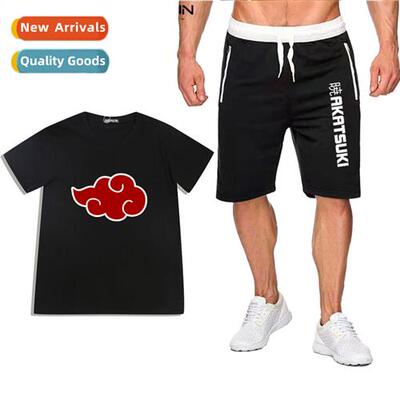 Japans anime Naruto Xiaoyao organizati printed short-sleeved