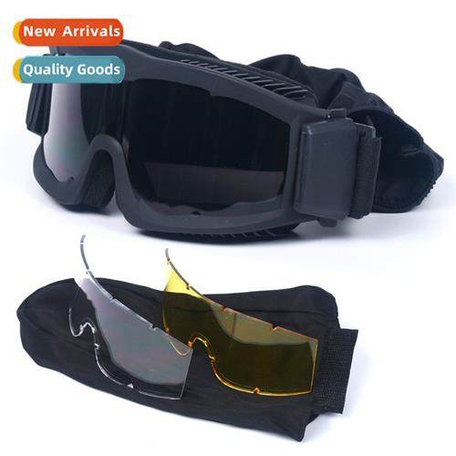 Tactical glasses desert locust milary fan special goggles sh