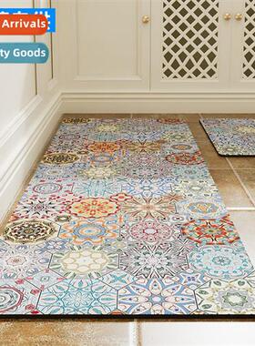 Kchen floor mats n-slip oil wipe washable diatomaceous earth