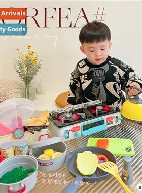 actor new simulati sound  light gas stove childrens play hou