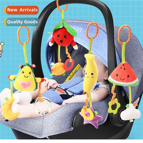 0-3 years old baby baby bed bell wh teer fru pull bell plush