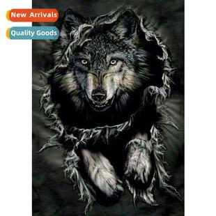 New living room hmade paste diamd full diamd animal series d