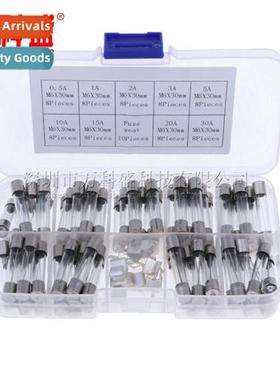 72pcs 6X30mm Glass Fuse 0.5A-30A 6*30mm Fuse Sample K