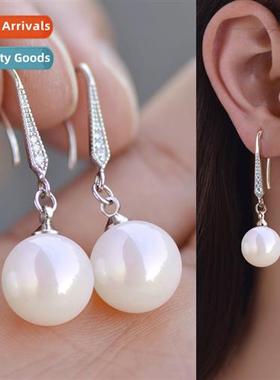 High qualy natural freshwater pearl ear hooks n versi  simpl