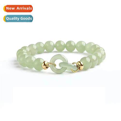 Loop  loop Hetian jade bracelet womens niche  vintage love s