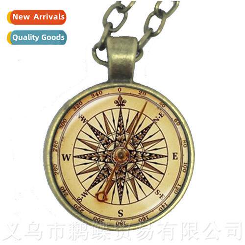 Fashi Persalised Compass Necklace Back to School Gift Gradua