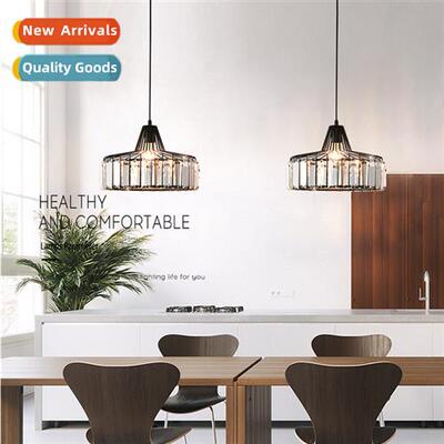 Simple modern dining room small chelier creative  balcy aisl