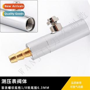 Valve Gauge Body Mounted Bleeding Tire Lever Pressure