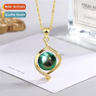 pearl necklace whe zircia 10mm yellow imati purple New pink