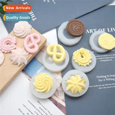 6 Simulati Cookie Chocolate Food Silice Moulds diy baking Ar