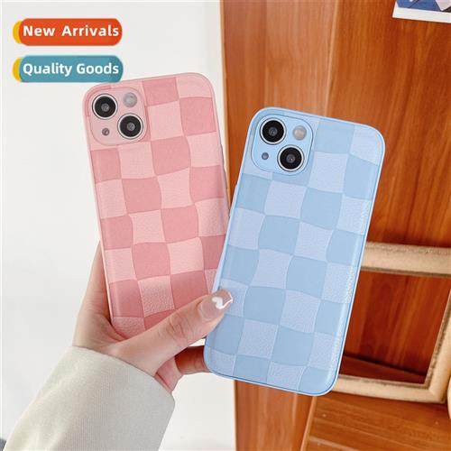 适用iPhone 15 14promax Checkerboard Phone Case Apple 12 Prin
