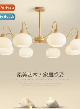 Bauhaus living room persimm chelier French retro wabi-sabi s