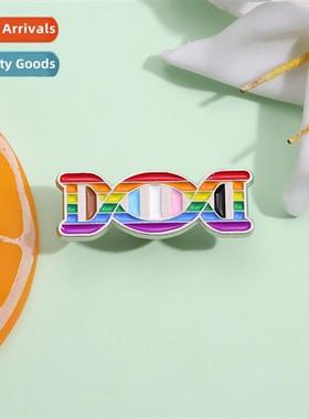 Creative Science Bio Genetic Series Brooch Persalized Rainbo