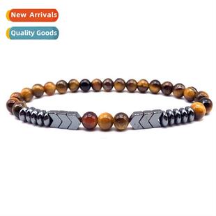 New lava ste tigers eye ste mens bracelet simple couple brac