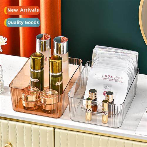 Light luxury desktop cosmetic organizer acrylic mask skincar