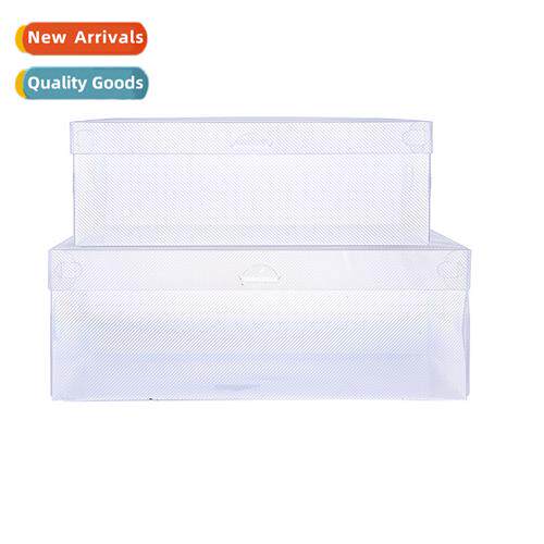 One Be Rice Thickened Transparent Shoe Box Flip-top Plastic
