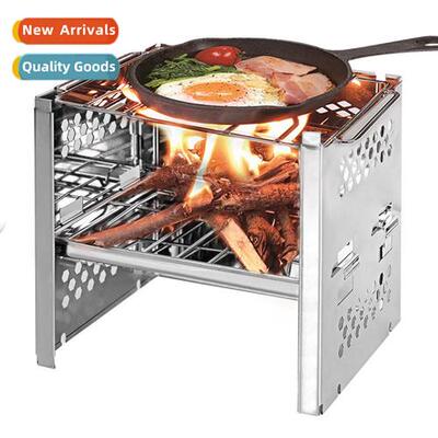 Outdoor mini grill BBQ grill stainless steel liftable outdoo