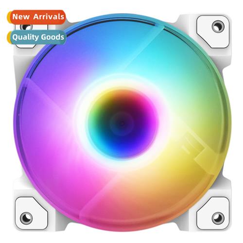 DF-12025-ARGB-TRIO SNOW12CM Temperature Ctrol Ball Fan Coole