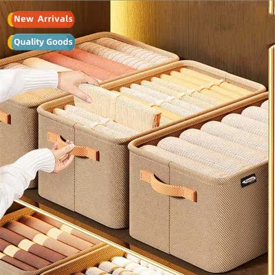 Closet organizing clothing storage baskets thickened storage
