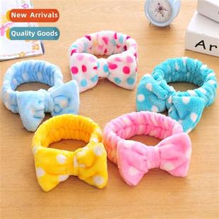 End Hairb Face Velvet Headb Butterfly Micriber Coral Plush