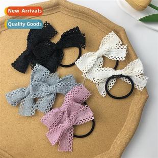 Sweet and lovely lace bow hair band Mori girl tie hair ribbs