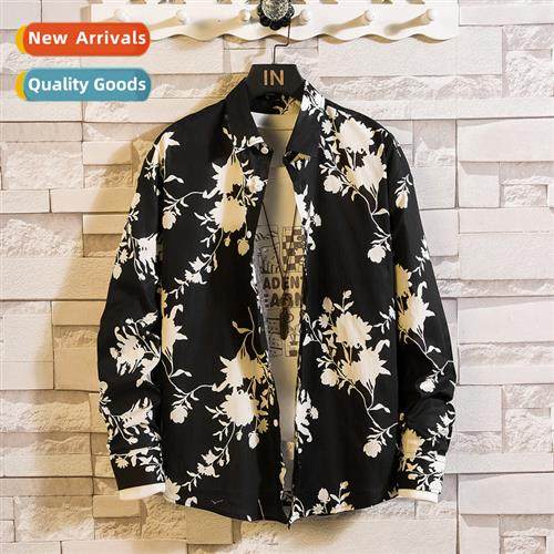 2023 Spring Mens Casual Floral Casual Plus Big Size Multicol