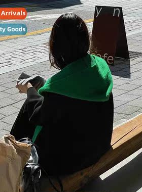 Korean versi   simple atmosphere   hat scarf all-in-e female