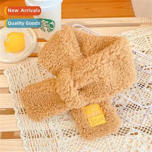 winter childrens scarves 2022 versi and Korean lovely fall