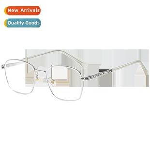 business full rim Crowe frame hundreds eyeglasses gold tide