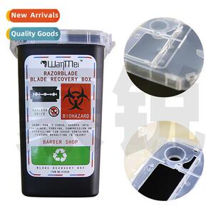 waste blade storage bin barber blade storage recycling box b