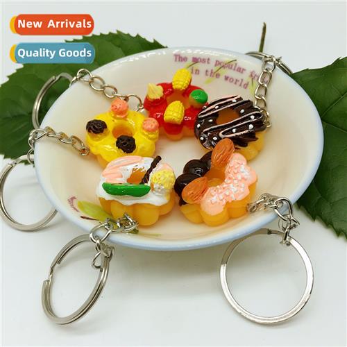 Korean cute creative key chain New Year gift simulati food c
