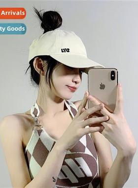 South Korea ins can tie  pytail baseball cap children summer