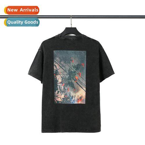 2021 spring  summer new FOG washed black compound line plant