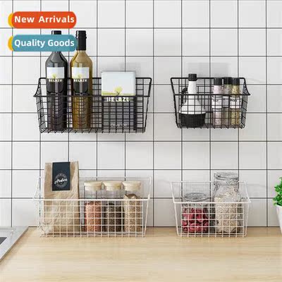 Kchen shelf wall-mounted no-punch multifunctial storage rack