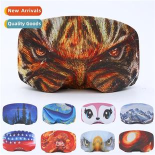 Ski single and double snowboard snow goggles protective cove