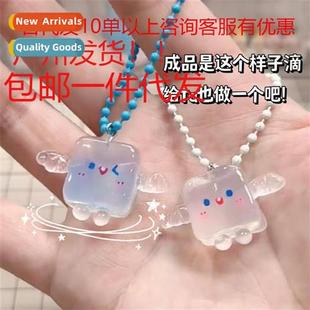 resin ice clay material free transparent cubes small diy