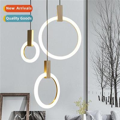 Duplex living room villa staircase chelier simple dining roo