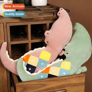 Creative Rubiks Cube Crocodile Pillow Plush Toy Doll Festiva