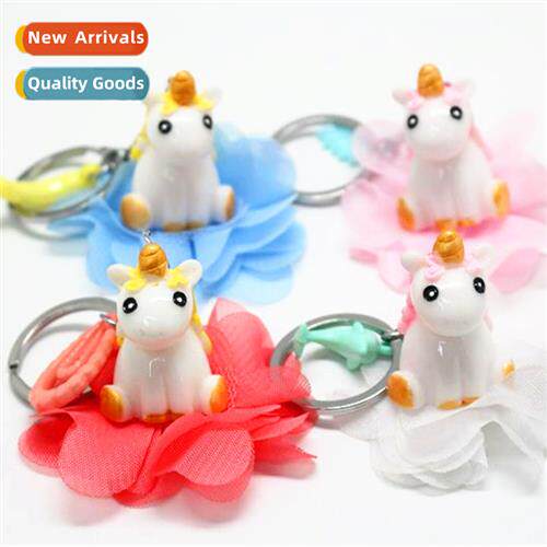 New dreamy cute py bear doll sound keychain unicorn pendant