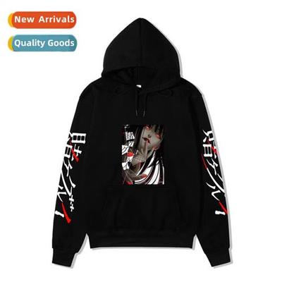 Mad Gambling Abyss Kakegurui Printed Loose Hooded Hoodie Cas