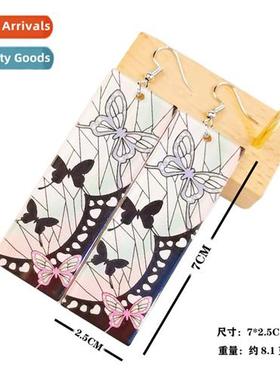 Ghost destructi   blade earrings anime peripheral earrings z